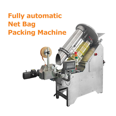 Fruit Hareware Vegetable Net Bag Packing Machine PLC Touch Screen For Packaging Tie