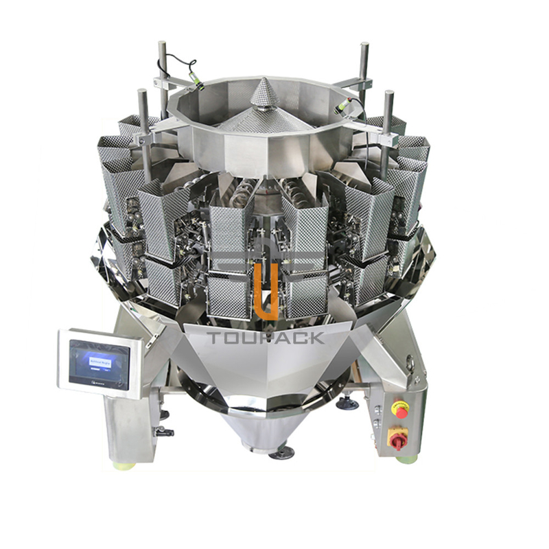 Machine de peseur de 14 M/P principaux 1.0L/1.5L Multihead pour la nourriture fraîche collante huileuse