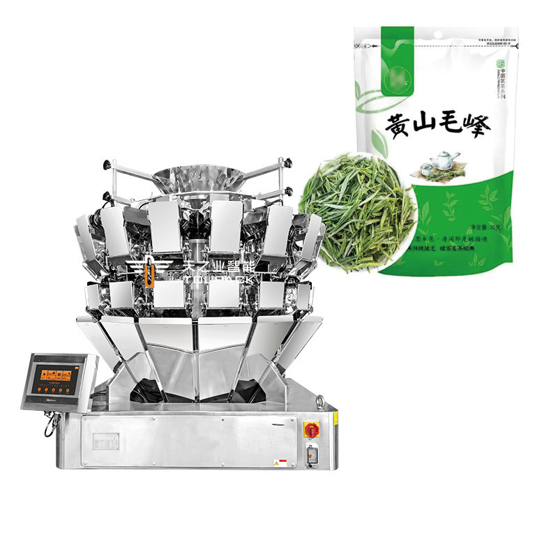 Machine à emballer du thé vert à poche à plusieurs têtes