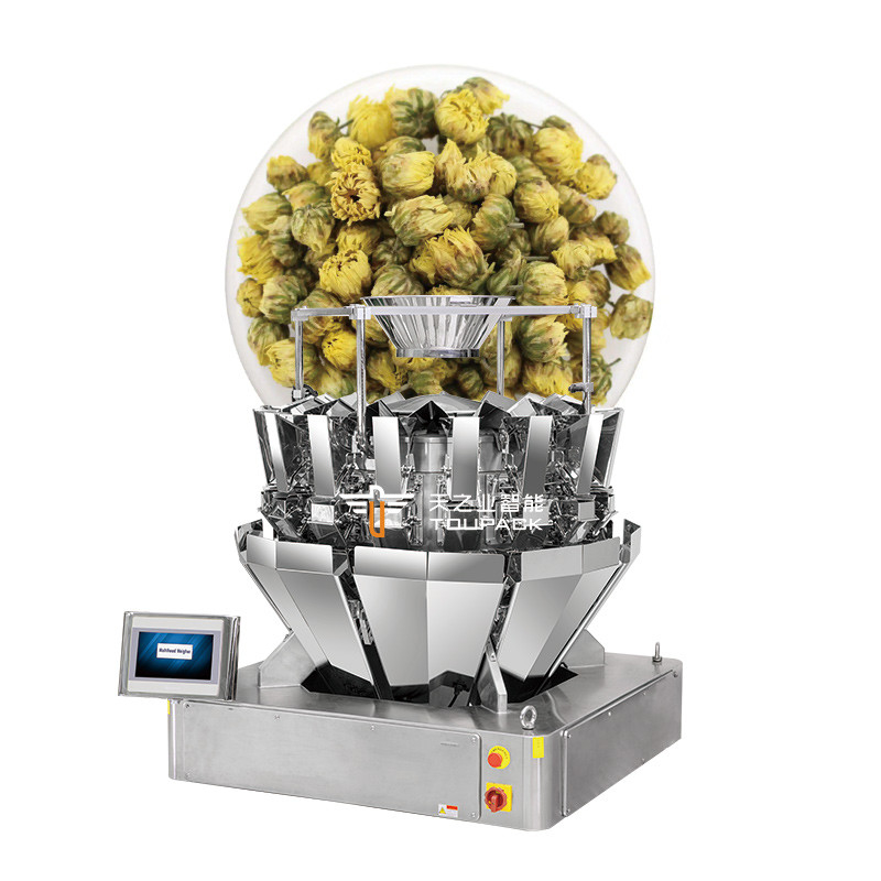 Machine à emballer du thé vert à poche à plusieurs têtes
