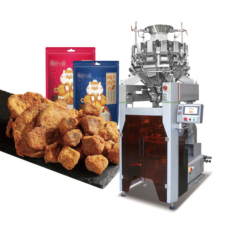 Machine d'emballage à plusieurs têtes pour les copeaux de pomme de terre, machine d'emballage pour les sachets de popcorn à base d'arachides et d'azote