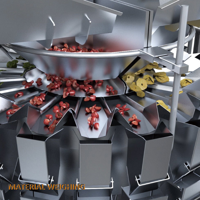 Machines d'emballage multifonctionnelles de remplissage de fruits secs congelés