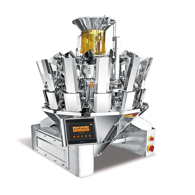 Automatique 12 têtes 14 têtes combiné pesage machine d'emballage à grande vitesse multi-tête combiné pesage machine