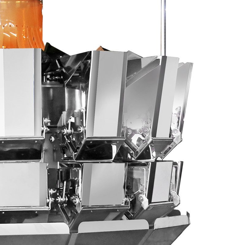 Automatique 12 têtes 14 têtes combiné pesage machine d'emballage à grande vitesse multi-tête combiné pesage machine
