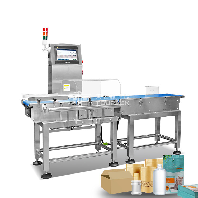 Machine de vérification automatique de poids pour l'industrie alimentaire
