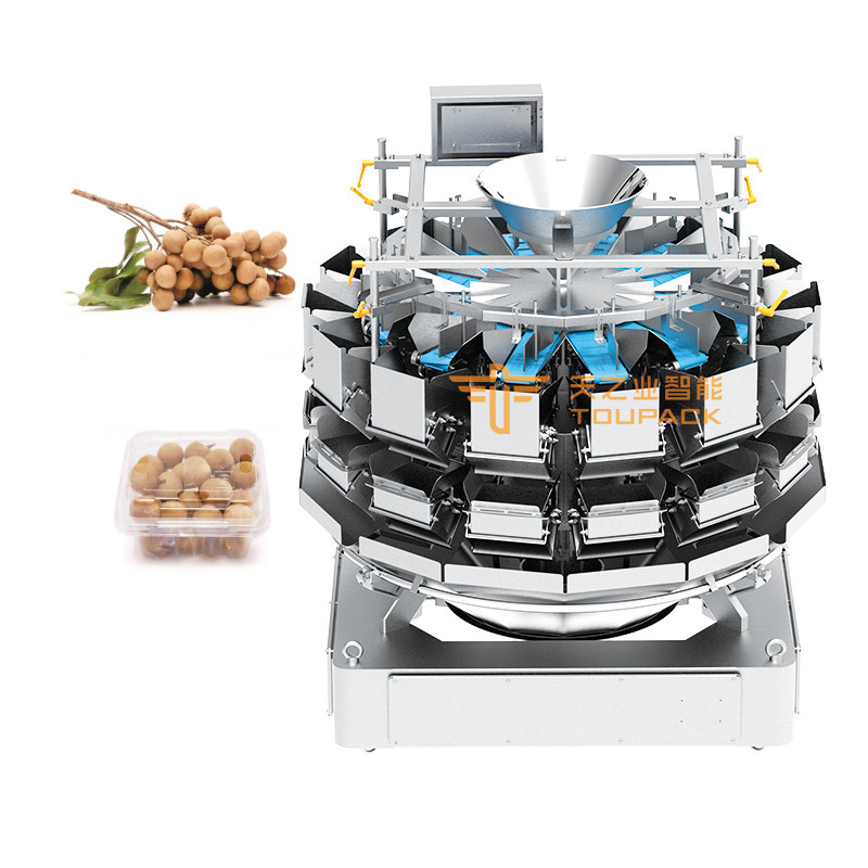 Machine de remplissage automatique de fruits Cerise Myrtille Fraise Orange Poivron vert Plateau Boîte Remplissage Emballage