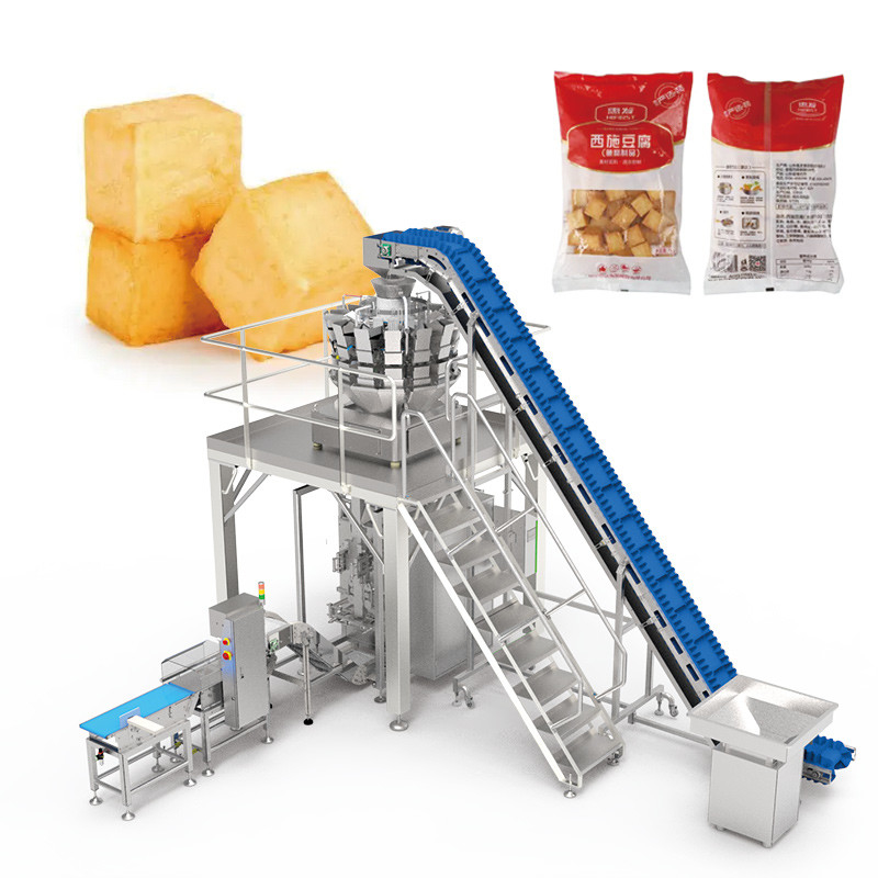 Machine à emballer des poulets à la poudre de maïs soufflé multi-fonctionnelle à forme irrégulière machine à emballer automatique à sachet debout