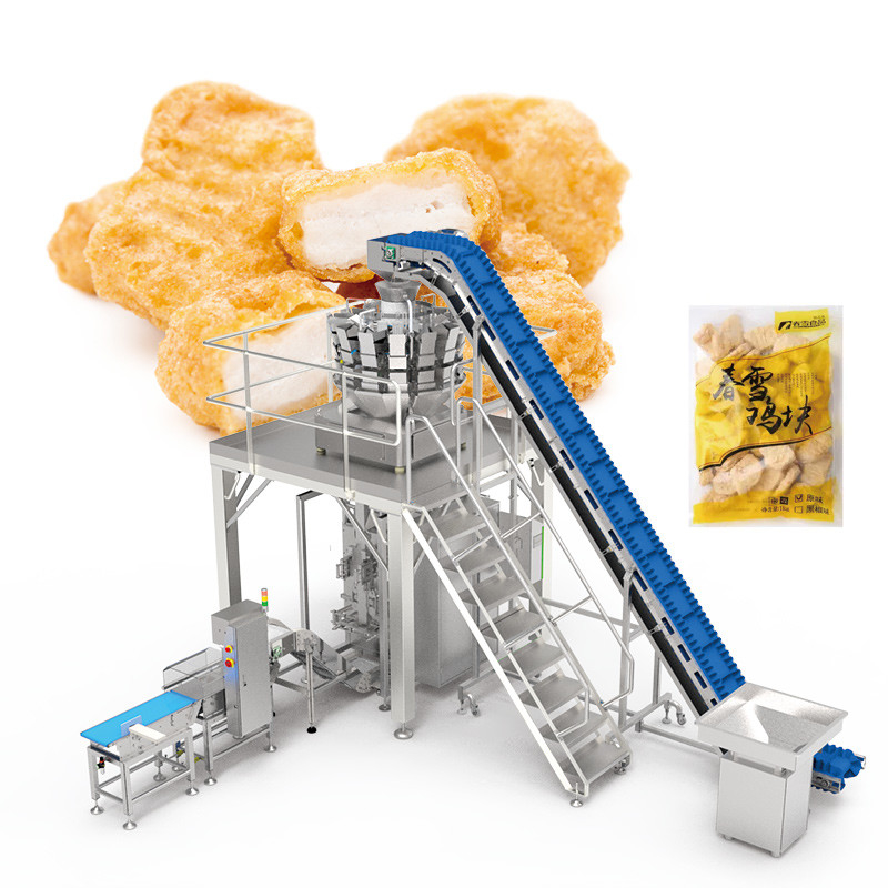 Boulettes de viande de filet de poulet Viandes marinées BBQ Pré-marinées Sac zippé Emballage en sachet Machine d'emballage Doypack Machines de scellage