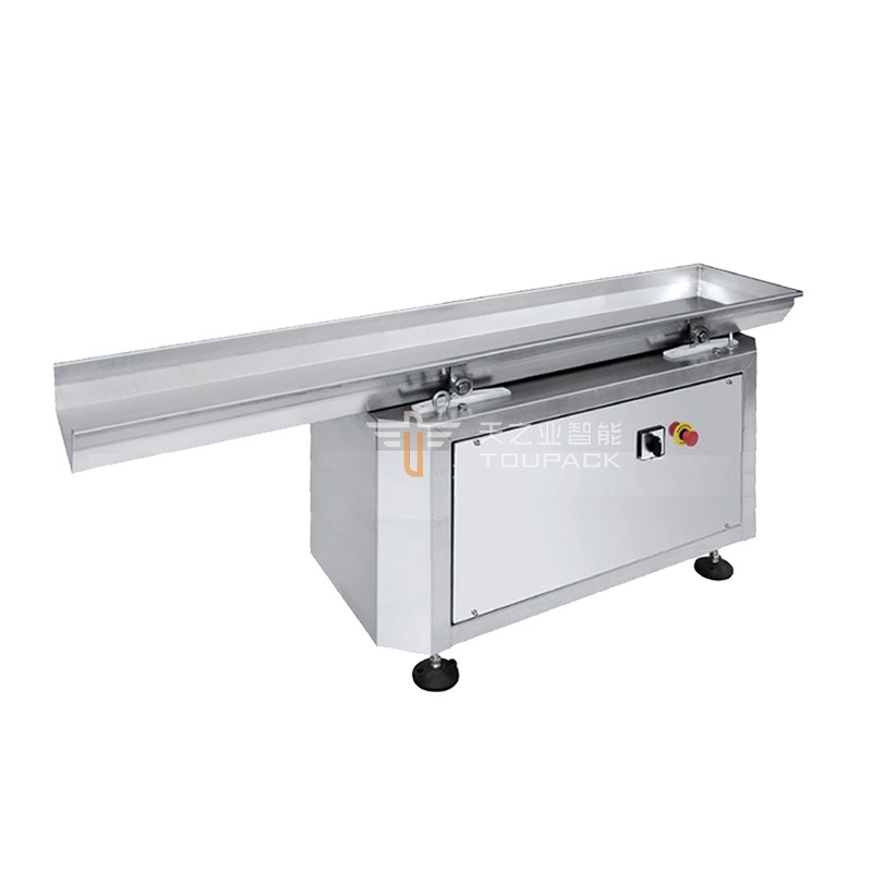 Alimentateur vibrant personnalisé et durable en acier inoxydable 304 avec grande trémie d'alimentation pour le transport de granulés