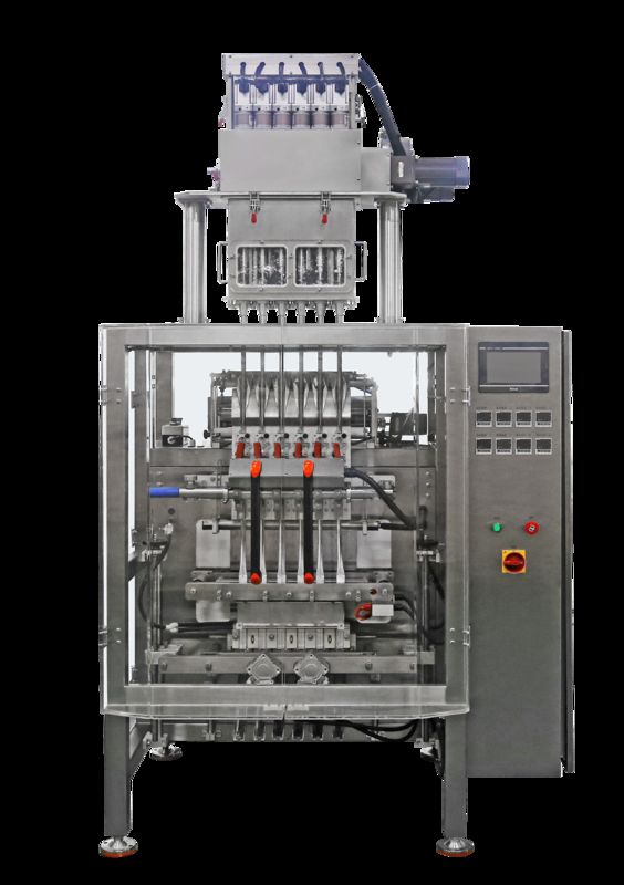 Machine d'emballage à poche liquide à grande vitesse à plusieurs voies