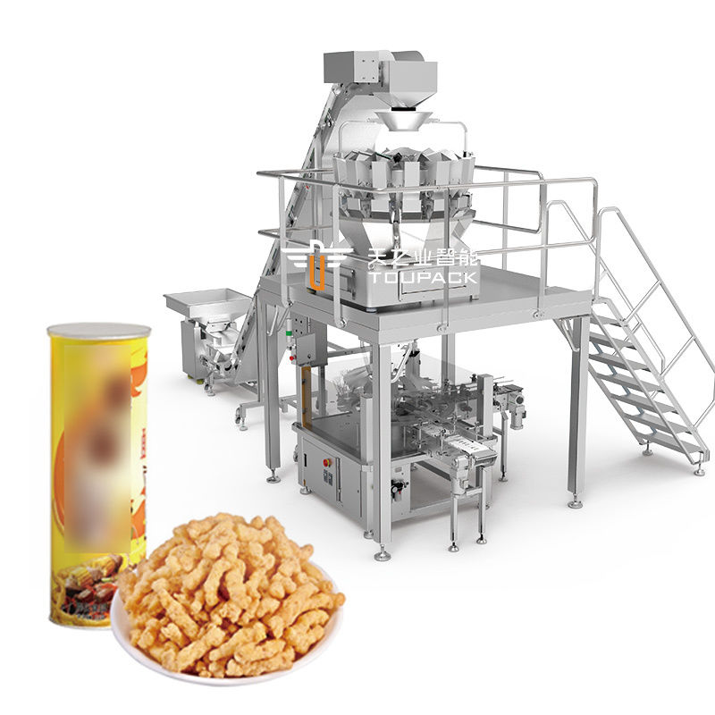Système de pesage multi-têtes automatique pour chips de pommes de terre, machine d'emballage pour crevettes, frites, machine d'emballage pour aliments soufflés et granulés