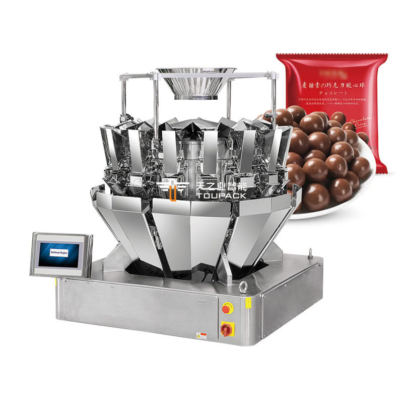 Machine d'emballage pour sachets stand-up de snacks personnalisés aux noix, céréales, bonbons, biscuits, cacahuètes, chips de pommes de terre, graines et cookies