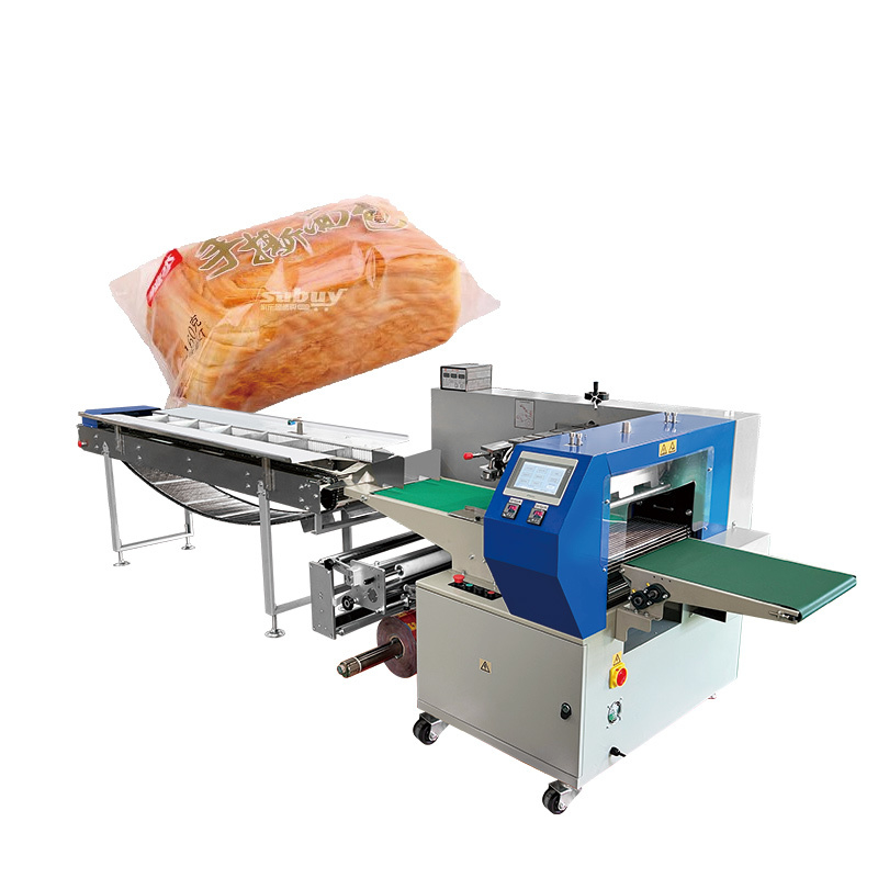 Machine d'emballage automatique en sachet coussin 30-80 paquets/min pour l'emballage alimentaire