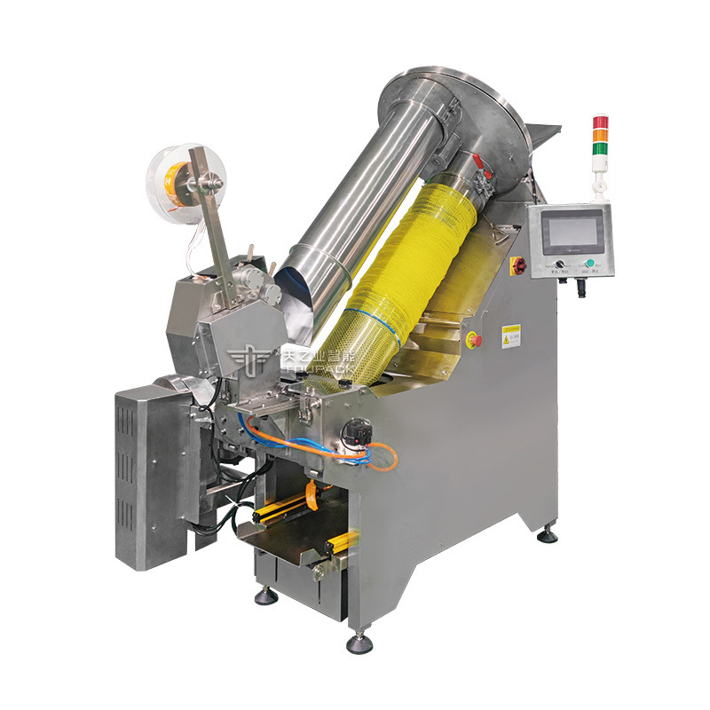 Machine d'emballage de sacs en acier inoxydable 304/316 en maille entièrement automatique avec une vitesse de 25 à 40 BPM et un entraînement électrique 220V