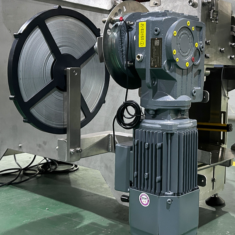Machine d'emballage de sacs en acier inoxydable 304/316 en maille entièrement automatique avec une vitesse de 25 à 40 BPM et un entraînement électrique 220V