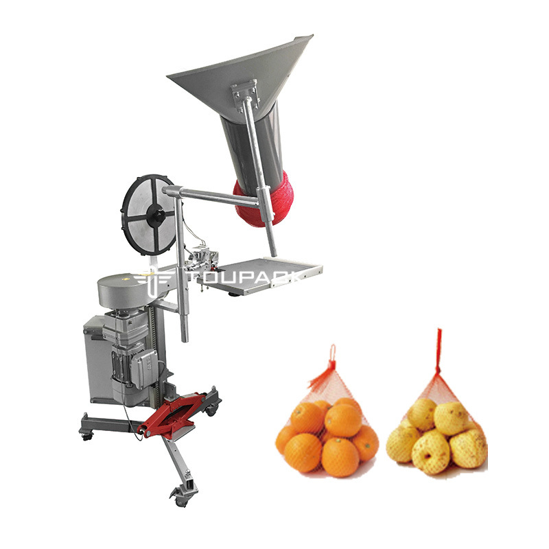 Machine d'emballage en filet en acier inoxydable 304/316 avec alimentation 220V et garantie de 1,5 ans