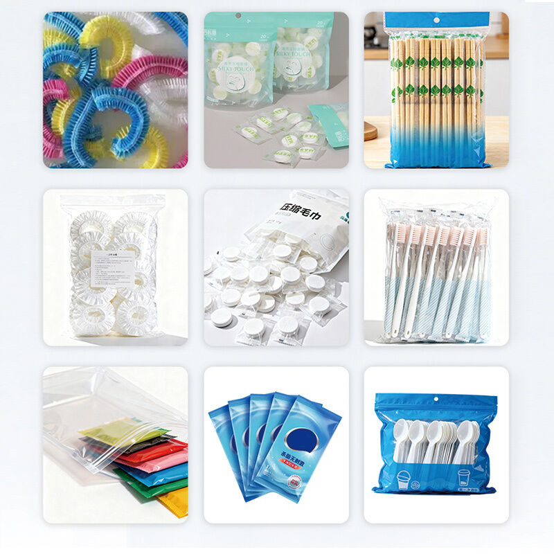 Machine d'emballage automatique à fourchette en plastique