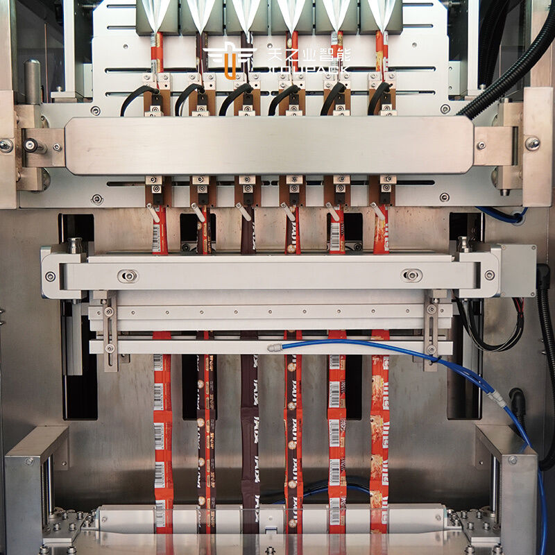 Machine d'emballage automatique multifonctionnelle à 4 ou 6 voies pour sachets de granulés, café, thé et poudre