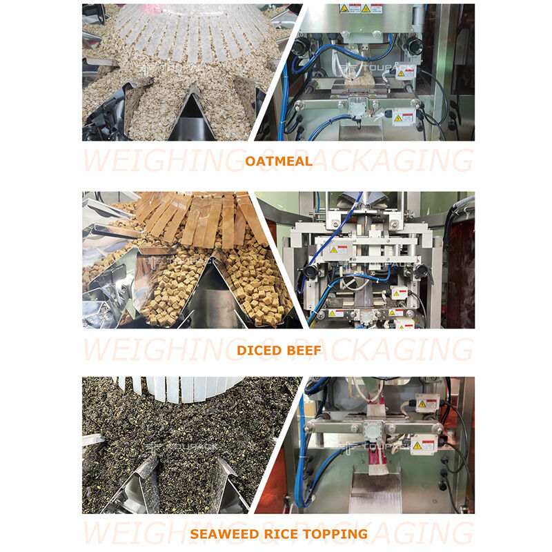 Machines d'emballage commerciales de haute précision de pesage de la forme de remplissage du sceau Machines d'emballage de sacs d'étanchéité