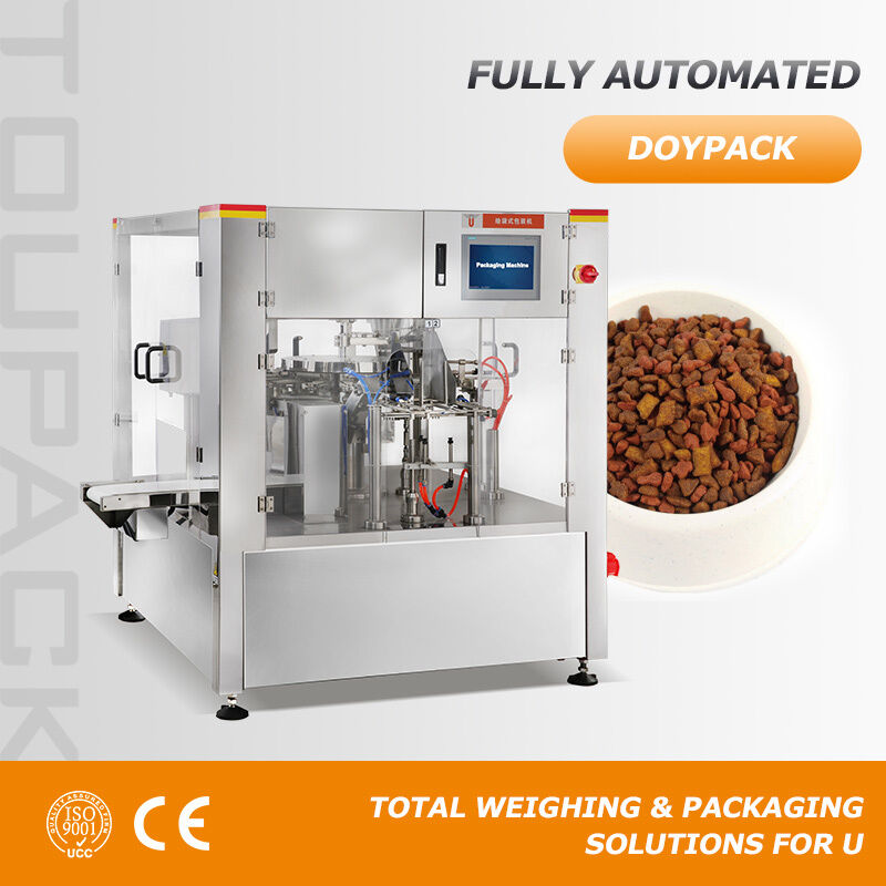 Machine d'emballage automatique Doypack pour les collations aux amandes et aux noix de cajou