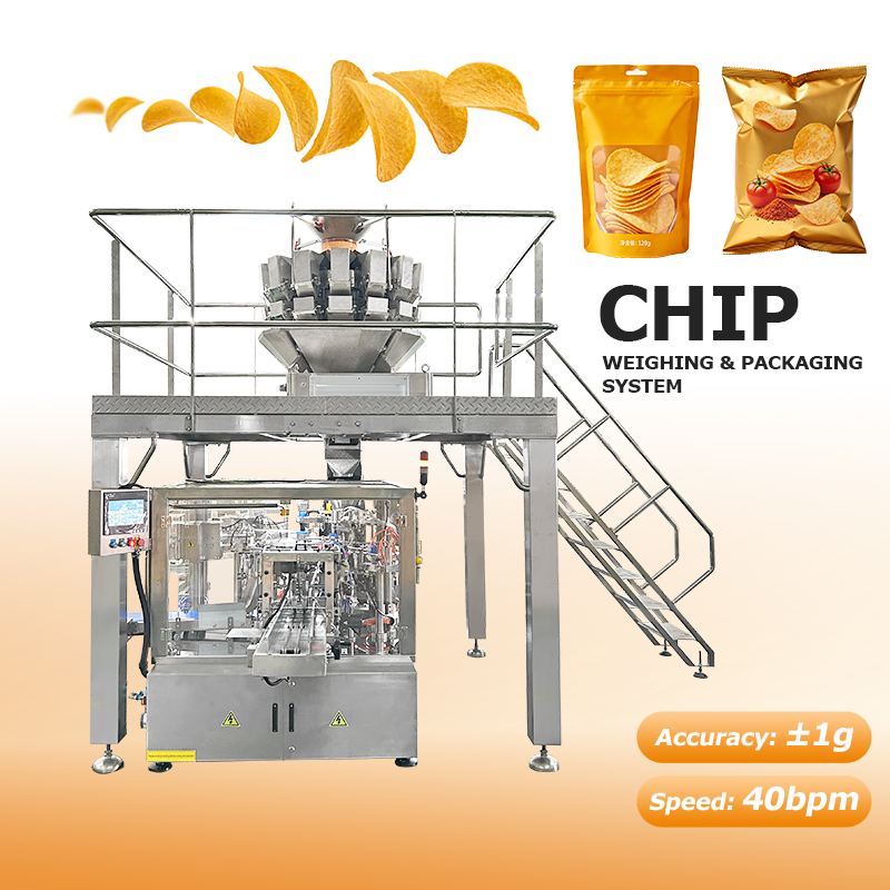 Machine d'emballage automatique Doypack pour les collations aux amandes et aux noix de cajou