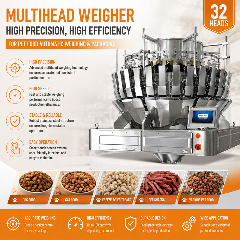 Machines d'emballage personnalisées pour les aliments pour animaux de compagnie. Emballage doux pour les friandises pour animaux de compagnie séchées par congélation.