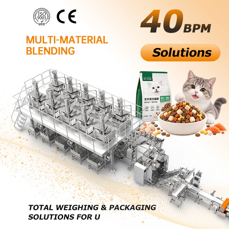 Pesage plus intelligent. Meilleur emballage pour aliments pour animaux. Solutions d'automatisation personnalisées, de l'alimentation aux sacs finis
