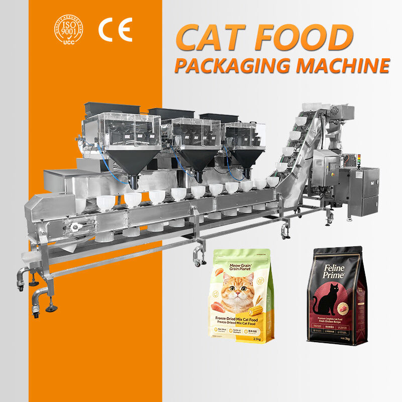 Pesage plus intelligent. Meilleur emballage pour aliments pour animaux. Solutions d'automatisation personnalisées, de l'alimentation aux sacs finis