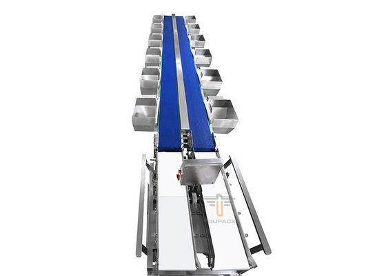 Waterproof 12 Grades Multihweight Sorter Machine For Fresh Food Fish / Sausage / Yolk