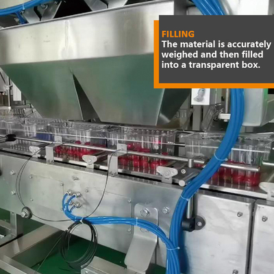 Fruit frais emballant la petite machine de remplissage de tomate de Multihead de granule automatique de peseur