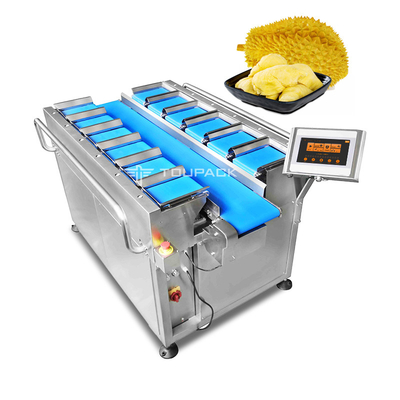 Transportez l'échelle de empaquetage de combinaison de poids de durian orange de ceinture pour des fruits et légumes