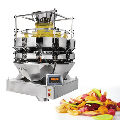 Peseur principal de Multihead de la machine de conditionnement de tomate d'acier inoxydable 304 14
