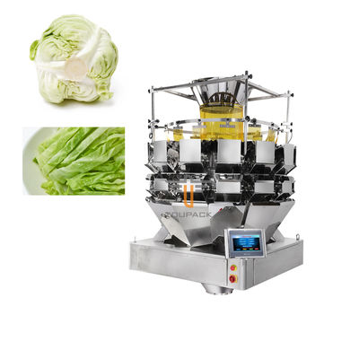 salade de fruits 100-3000g pesant la machine à emballer avec le peseur 14 principal 60P/M