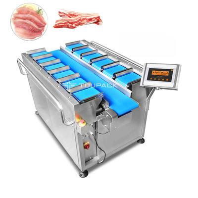 Peseur rayé de combinaison de ceinture de machine de pesage de viande fraîche de porc de contrepoids automatique