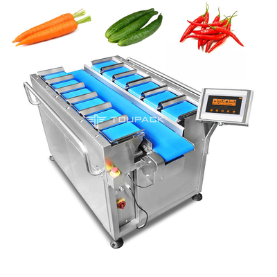 Peseur semi automatique de combinaison de 12 ceintures pour le piment végétal de concombre de carotte