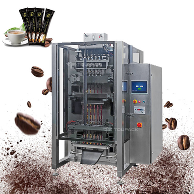 Suffisance verticale de forme et machine à emballer multi automatisée par joint de bâton de poudre de café de ruelle de système de conditionnement