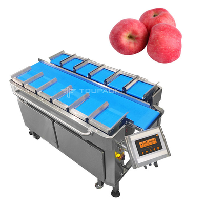 Poire Apple pesant la machine de pesage de chargement de main principale de l'échelle 12 de mélange de fruit