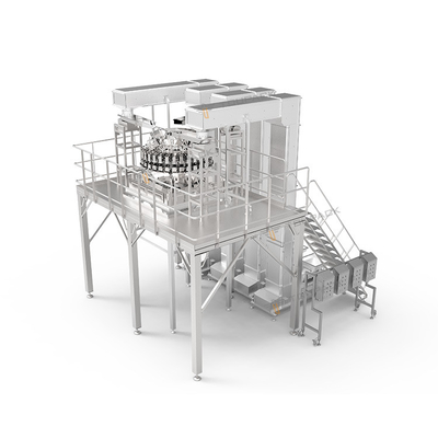 32 Poids de tête machine de remplissage automatique alimentation gonflée flocons de maïs pommes de terre chips de plantain Nachos machines d'emballage de noix
