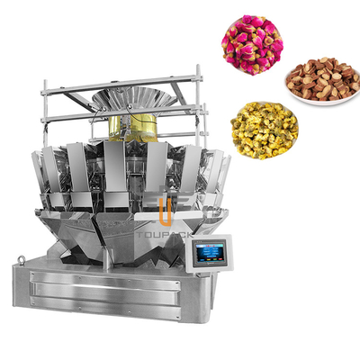 130 BPM Machine de remplissage automatique de la masse de thé Wolfberry Système de pesage et d'embouteillage