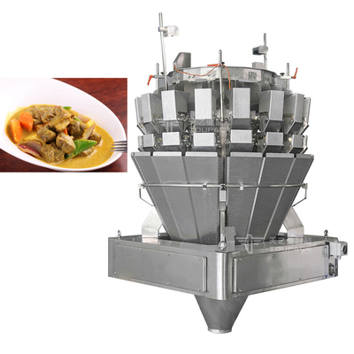 MCU 16 tête à vis à alimentation multi-tête pesanteur pour les aliments préfabriqués viande de bœuf curry viande fraîche