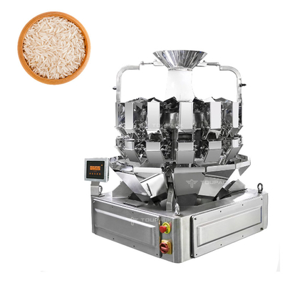 PLC MCU 14 tête haute haute précision multi-tête pesanteur machine à emballer des sacs de riz à granules