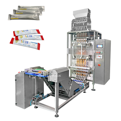 Système de pesage à billets à plusieurs colonnes, machine à emballer des sachets à plusieurs voies, machine à emballer des sachets à billets à billets avec pesage à billets