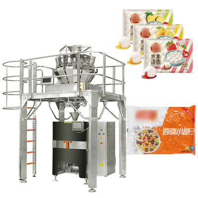 Performances stables Machines automatiques d'emballage de boulettes surgelées Pain de poulet Préfabriqué Pouch Counting Machine d'emballage