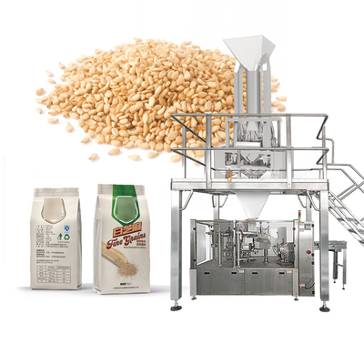Personnalisé 1kg 2kg 5kg Céréales de haricots Nourriture pour chiens Arachides Fruits secs Sac de riz Sac de collation Granule Packer Machine fabricant