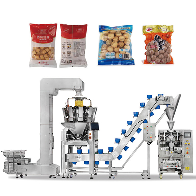 Machine à emballer des poulets à la poudre de maïs soufflé multi-fonctionnelle à forme irrégulière machine à emballer automatique à sachet debout