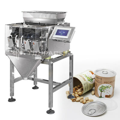 Ligne d'emballage à doseuse linéaire automatique pour riz, sucre, sel, haricots, système de pesage et d'emballage de granulés