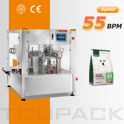 Machine d'emballage automatique Doypack pour les collations aux amandes et aux noix de cajou