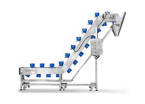 Le type cuvette de Z de transporteur a incliné le convoyeur d'ascenseur de seau