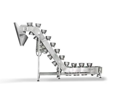 type levage de dosage de la cuvette 3L de nourriture du convoyeur SS304 d'ascenseur de seau personnalisable