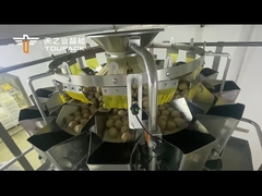 Boule de viande congelée de poisson congelé imperméable automatique 500g 1kg 5kg pesant et emballant le paquet d'aliments congelés